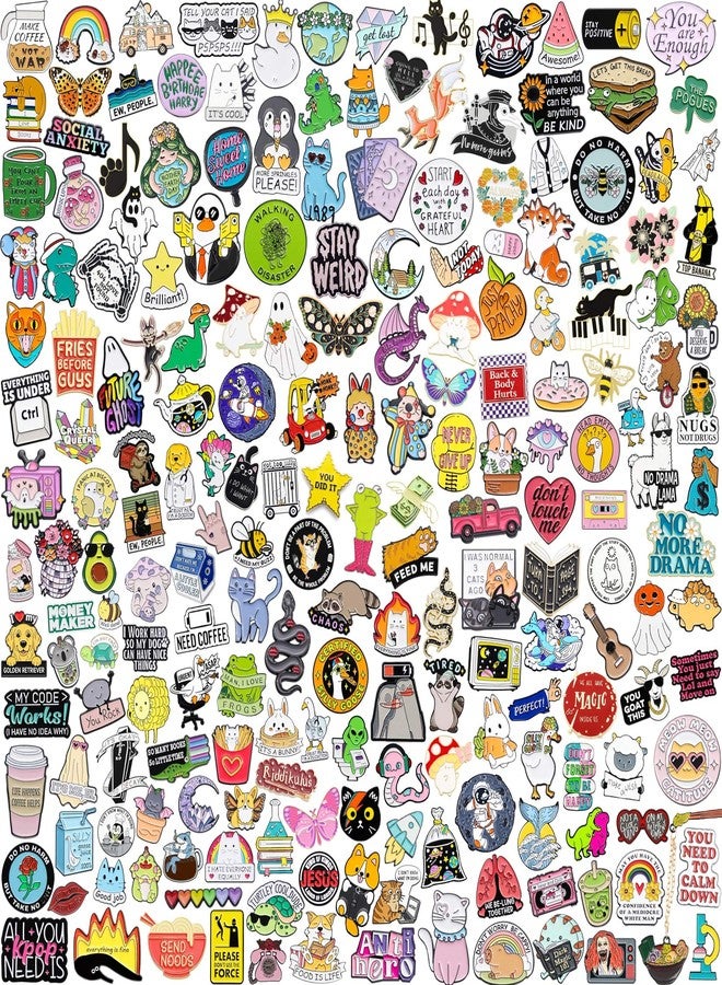 SINCCO 20/40/50 PCS Cute Enamel Pins Bulk, Funny Backpack Pins Aesthetic Lapel Badge Pins Set Assorted Enamel Brooch Pins for Backpacks, Hats, Bags, Landyards - Image 1